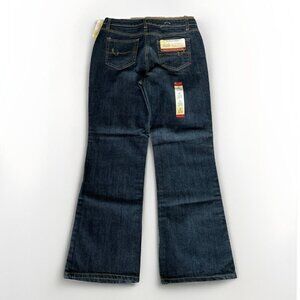 ST. JOHN'S BAY Secretly Slender Boot Cut Jeans Women's 10 Short Dark Rinse NWT